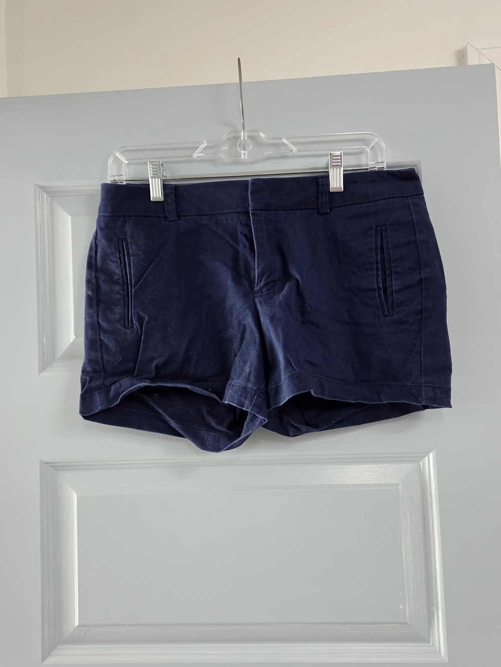 a.n.a Navy High-Waist Casual Shorts